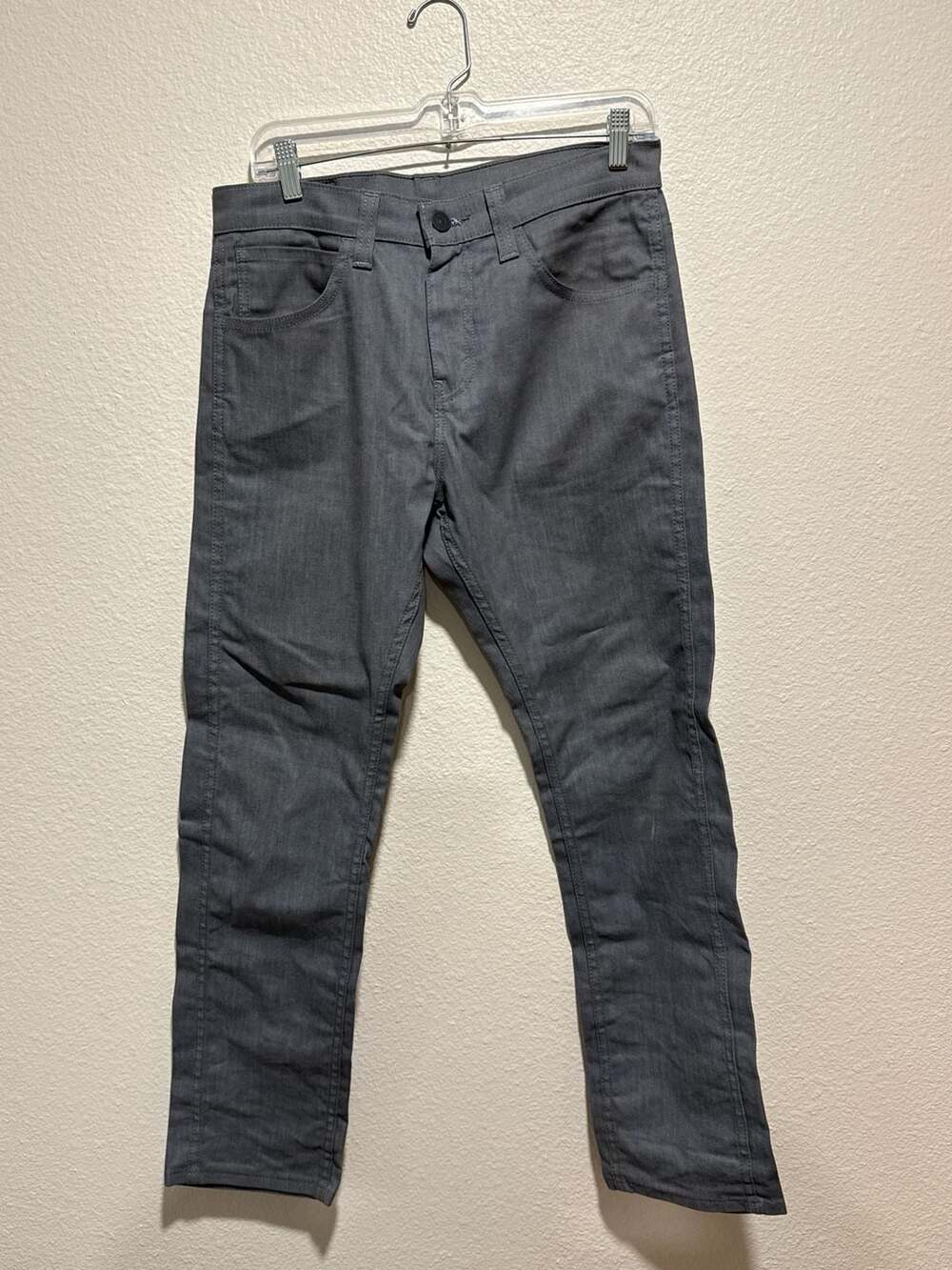 Levi's 513 Slim Straight Gray Jeans W32 L30